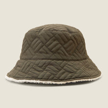  Ariat Ladies Reversible Quilted Bucket Hat Olive Green