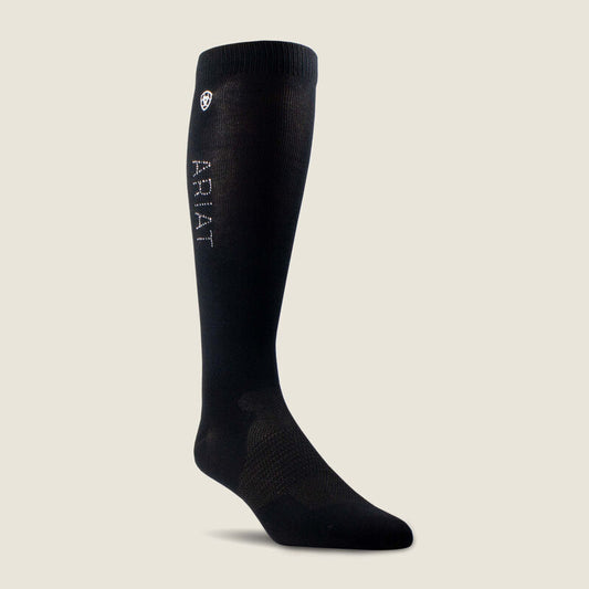 Boomerang Equestrian - AriatTek Unisex Radiant Socks Black