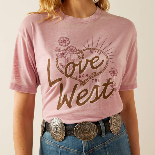 Boomerang Equestrian - Ariat Ladies West T-Shirt Zephyr