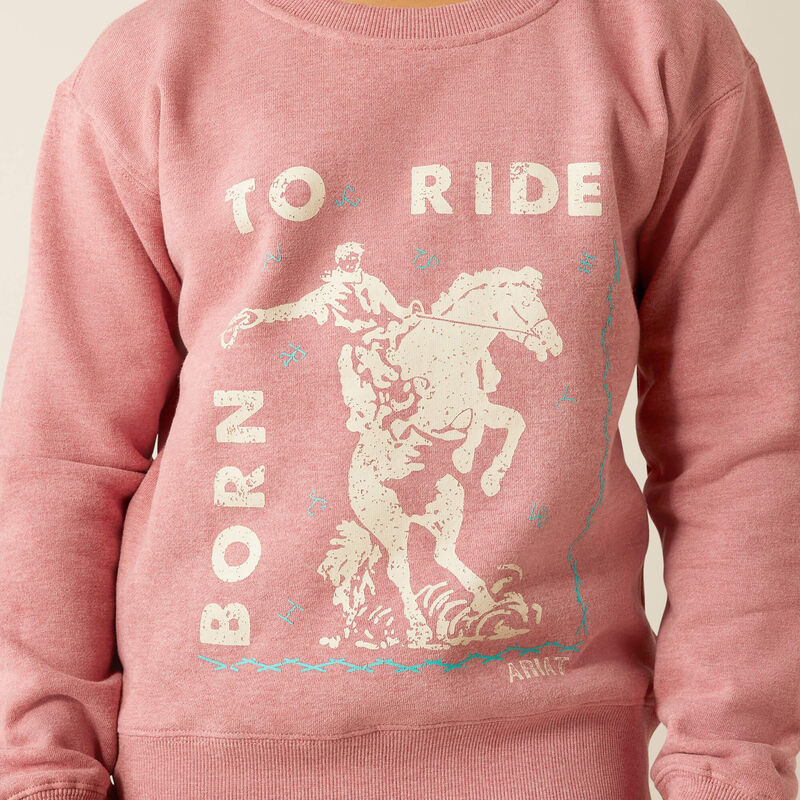 Boomerang Equestrian - Ariat Youth Junior Rider Sweatshirt Rose Heather