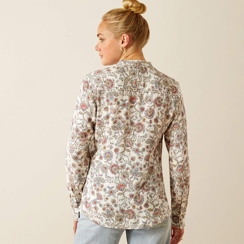 Boomerang Equestrian - Ariat Ladies Clarion Blouse Paisley Perennial