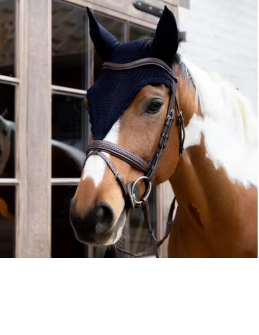 Boomerang Equestrian - Kentucky Fly Veil Long Navy