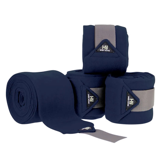 Boomerang Equestrian - HY Sport Luxury Stable Bandages Navy