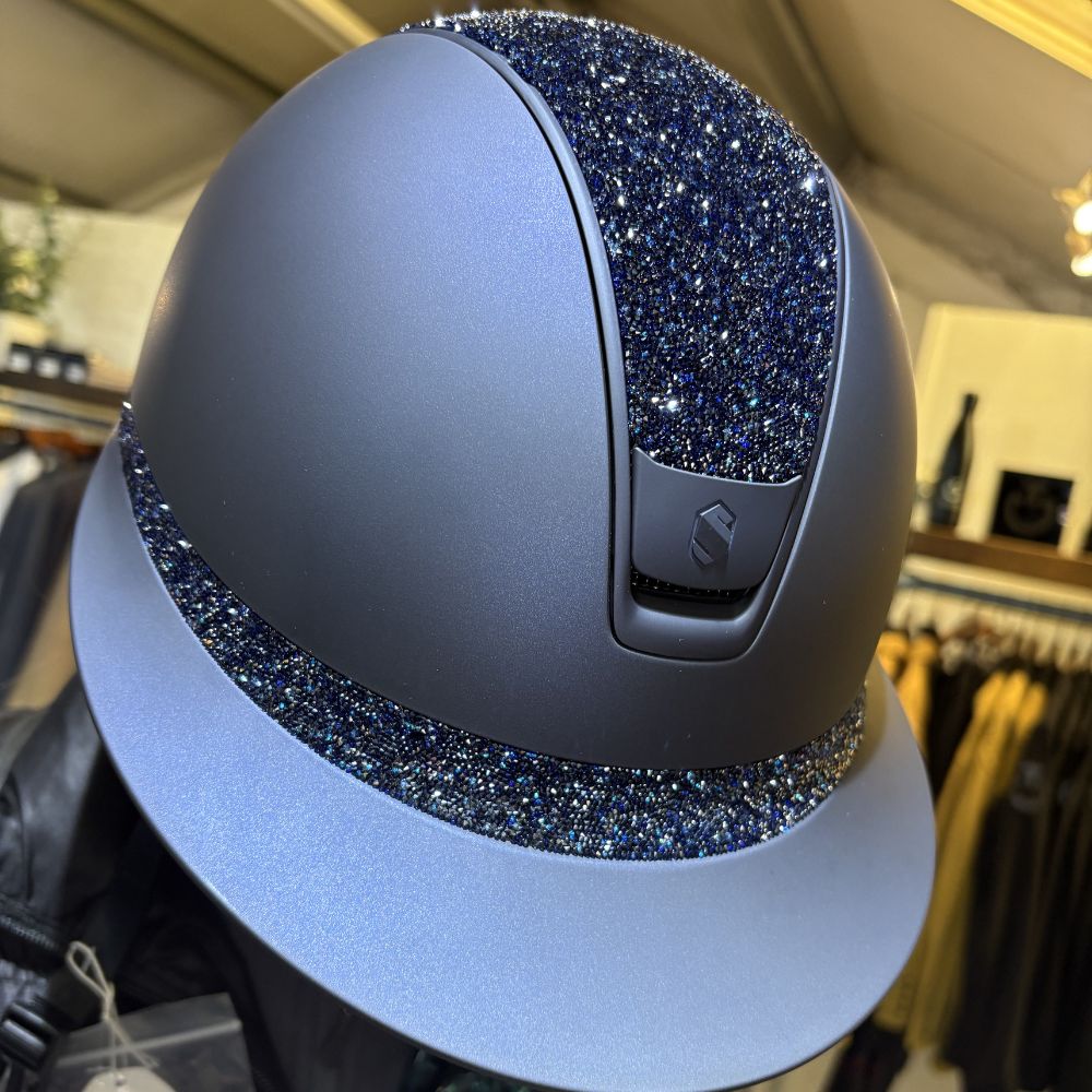 Samshield Custom | Miss 2.0 Shadowmatt Ultra Fine Rock Cosmic Nights Top & Frontal Band | Navy