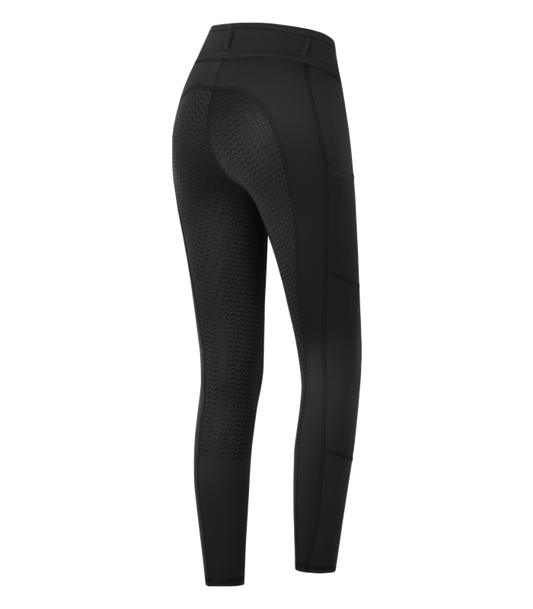 Boomerang Equestrian - Waldhausen Ladies Ella Riding Tights Black