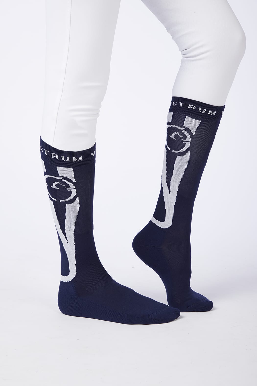 Boomerang Equestrian - Vestrum Unisex Robbio Socks Blue Navy