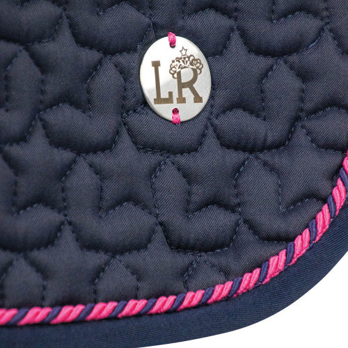 Boomerang Equestrian - Little Rider Suzie Saddle Pad Navy/Pink