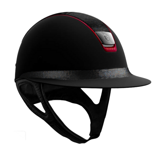 Samshield Custom | Miss 2.0 Shadowmatt Shimmer with Red Trim | Black