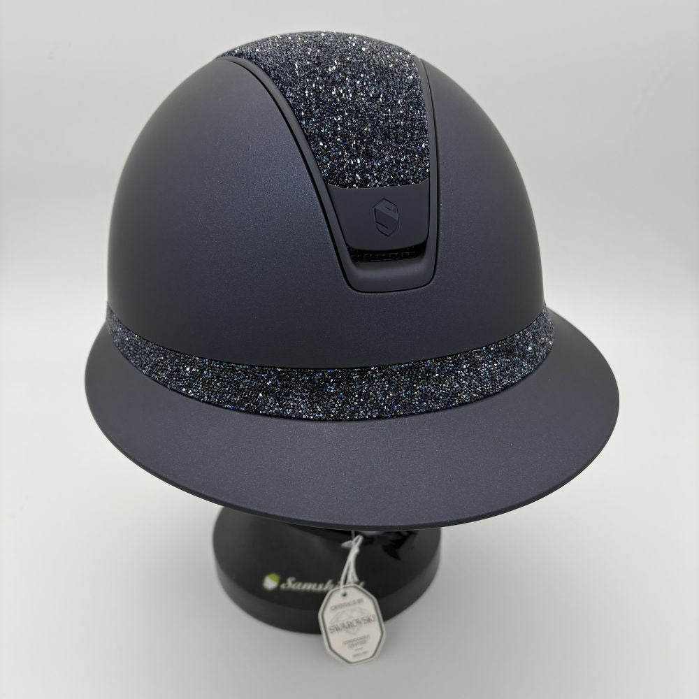 Samshield Custom | Miss 2.0 Shadowmatt Ultra Fine Rock Cosmic Nights Top & Frontal Band | Navy