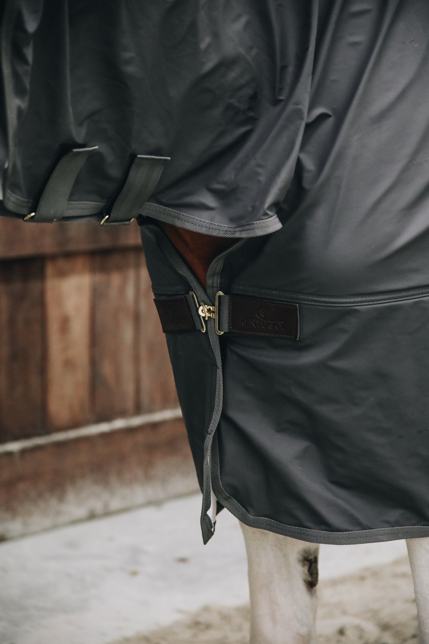 Kentucky Horse Raincoat Hurricane Grey