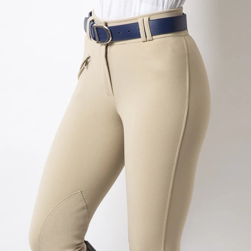Equetech Ladies Foxhunter Hybrid Breeches Beige