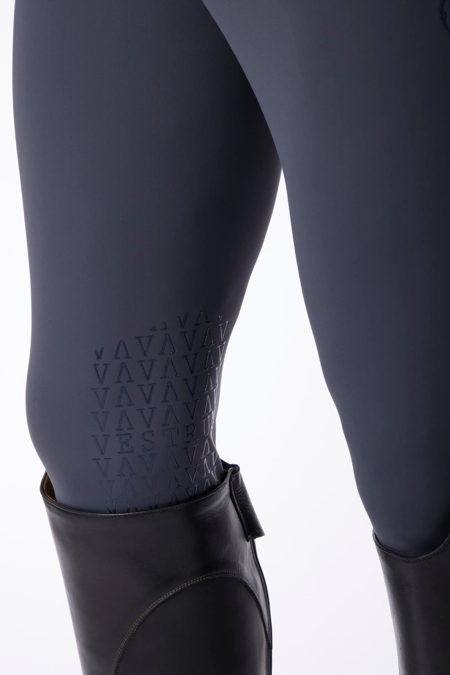 Boomerang Equestrian - Vestrum Men's Knee Grip TK Fabric Breeches Stelvio Navy