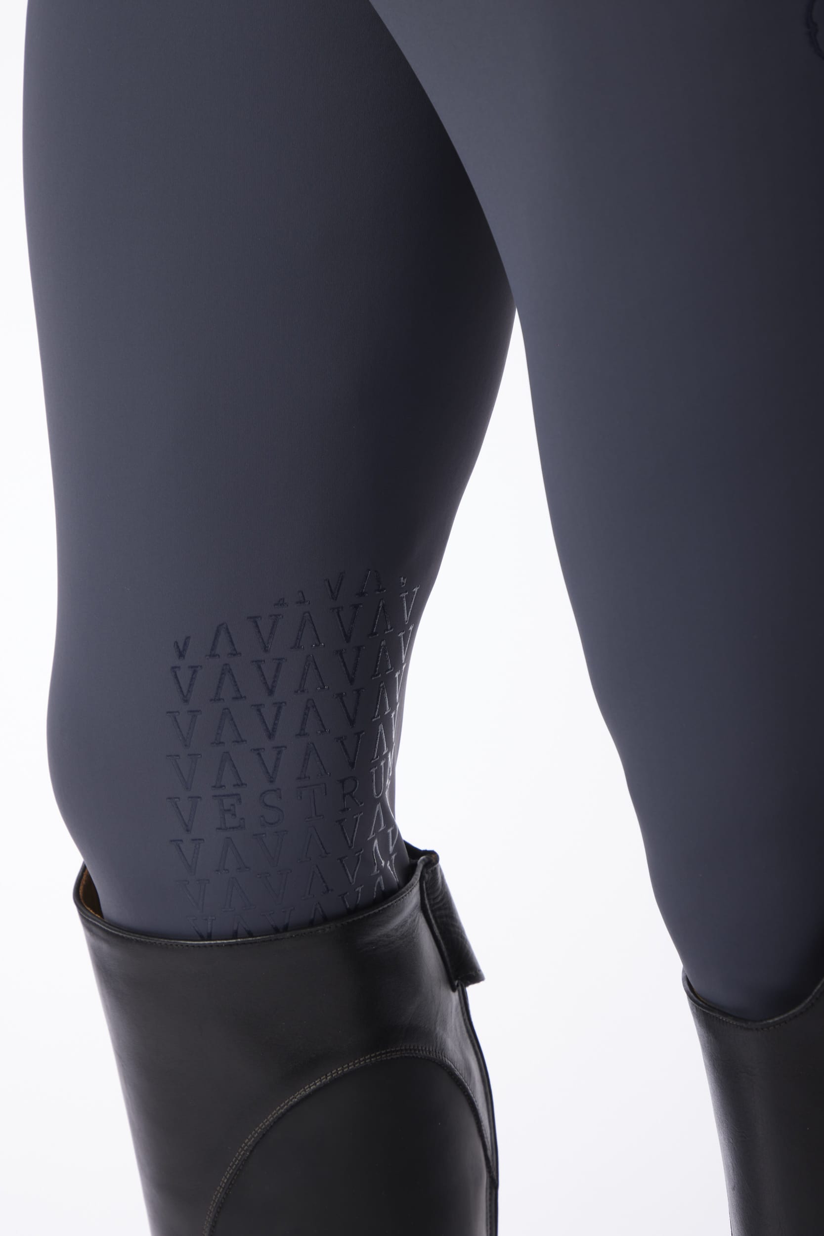 Boomerang Equestrian - Vestrum Men's Knee Grip TK Fabric Breeches Stelvio Navy