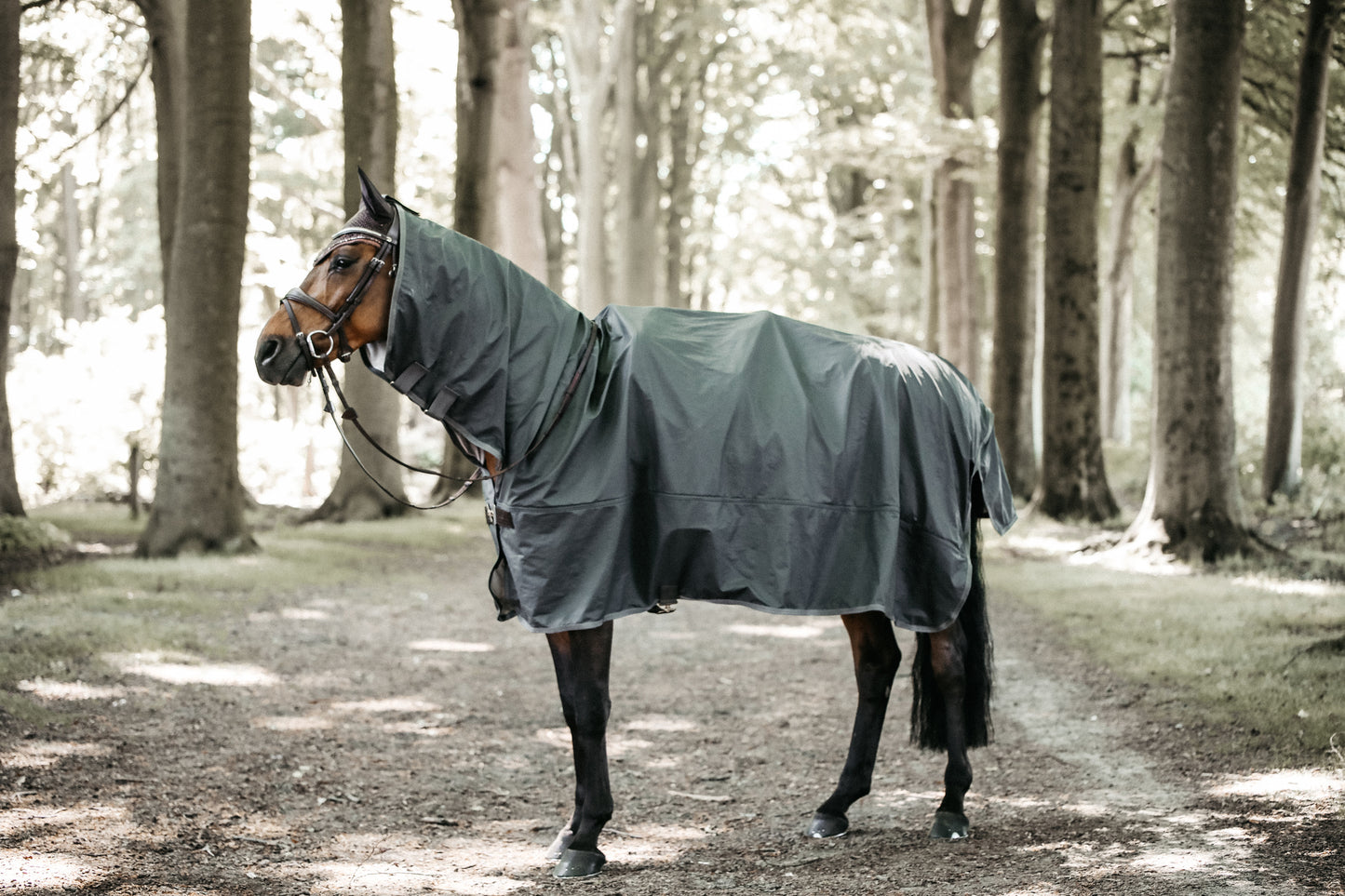 Kentucky Horse Raincoat Hurricane Grey