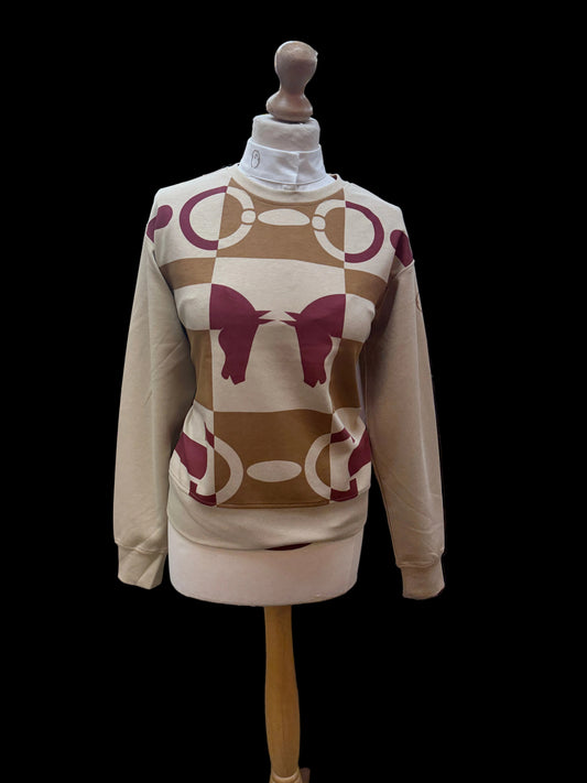 Vestrum Ladies Valberg Sweater Beige/Amaranth