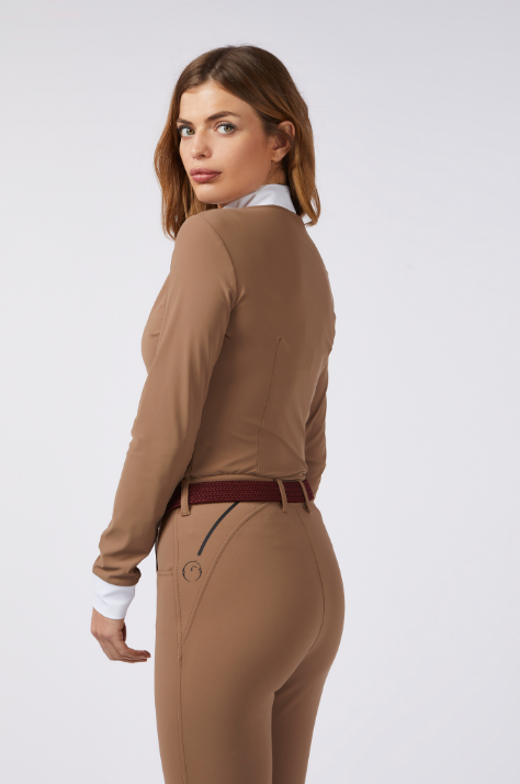 Boomerang Equestrian - Vestrum Ladies Vittoria LS Shirt Hazelnut