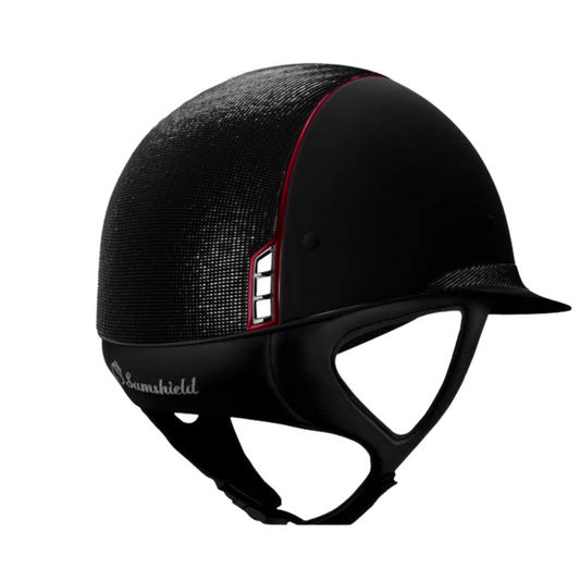 Samshield Custom | Miss 2.0 Shadowmatt Shimmer with Red Trim | Black