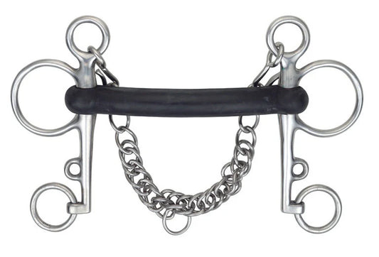 Shires Hard Rubber Mouth Pelham