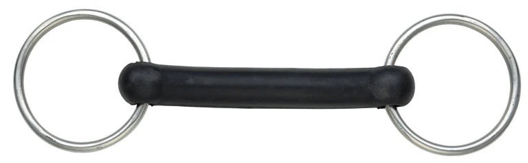 Boomerang Equestrian - Shires Flexi Rubber Loose Ring Snaffle Bit
