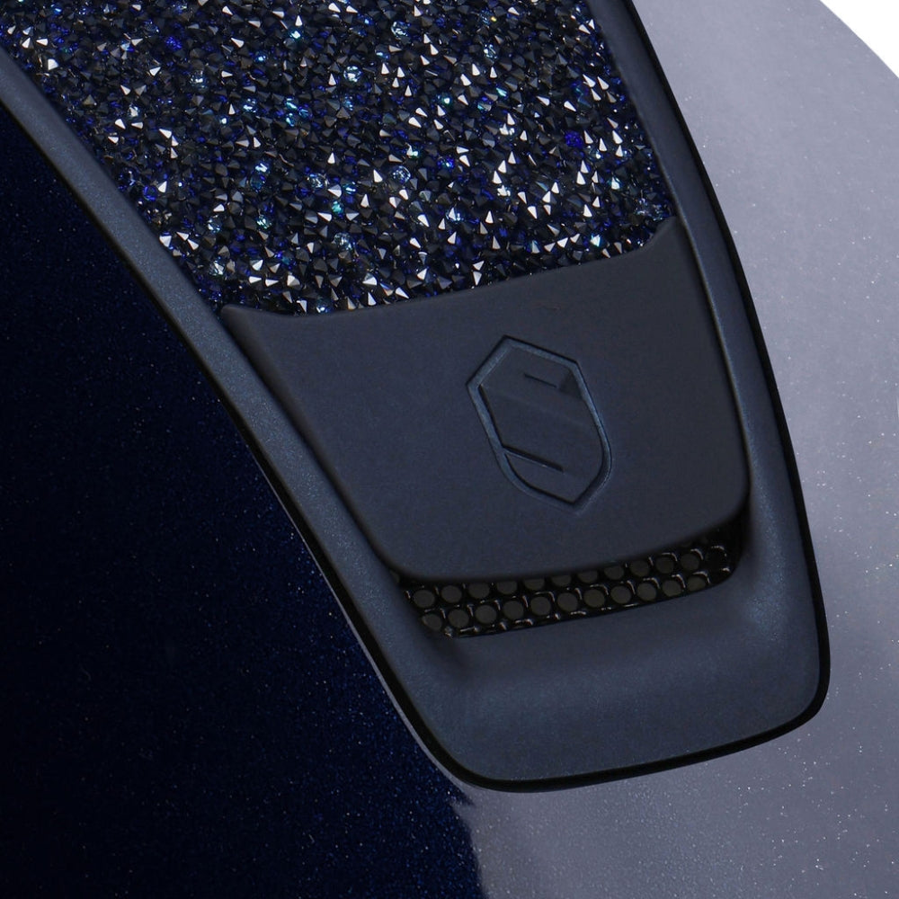 Samshield Custom | Miss 2.0 Shadowglossy Ultra Fine Rock Cosmic Nights Top & Frontal Band | Navy