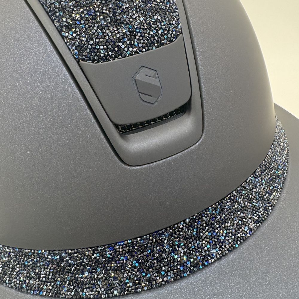 Samshield Custom | Miss 2.0 Shadowmatt Ultra Fine Rock Cosmic Nights Top & Frontal Band | Navy