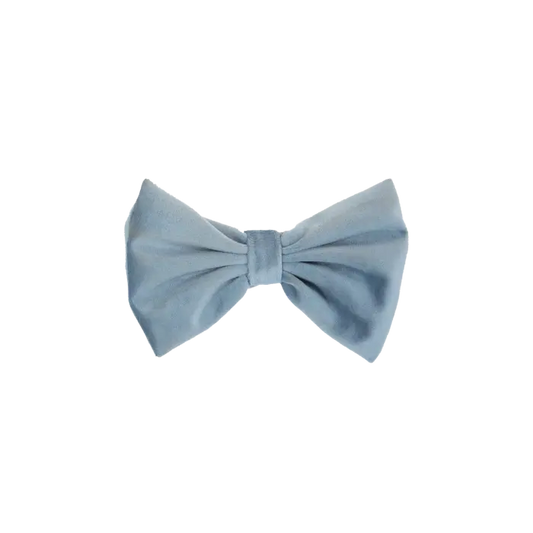 Boomerang Equestrian - Kentucky Bow Tie Velvet Light Blue