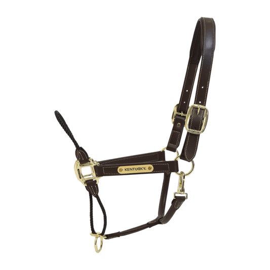 Leather Rope Halter | Kentucky Horsewear | durable