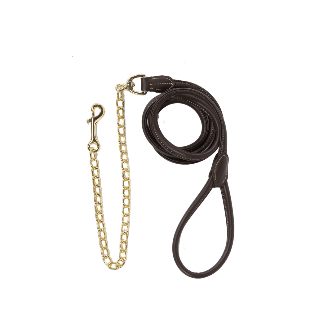 Leather Chain Lead | Kentucky Horsewear | Durable