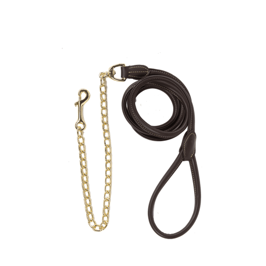 Leather Chain Lead | Kentucky Horsewear | Durable