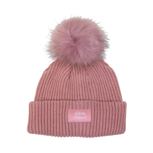 Boomerang Equestrian - Kentucky Beanie Pom Pom Old Rose