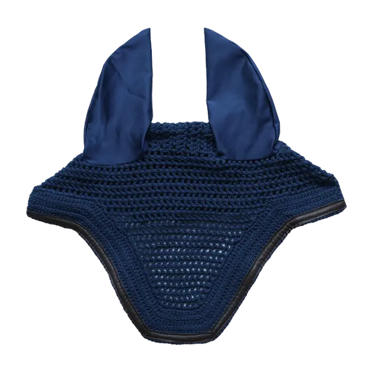 Boomerang Equestrian - Kentucky Fly Veil Wellington Leather Dark Navy Full