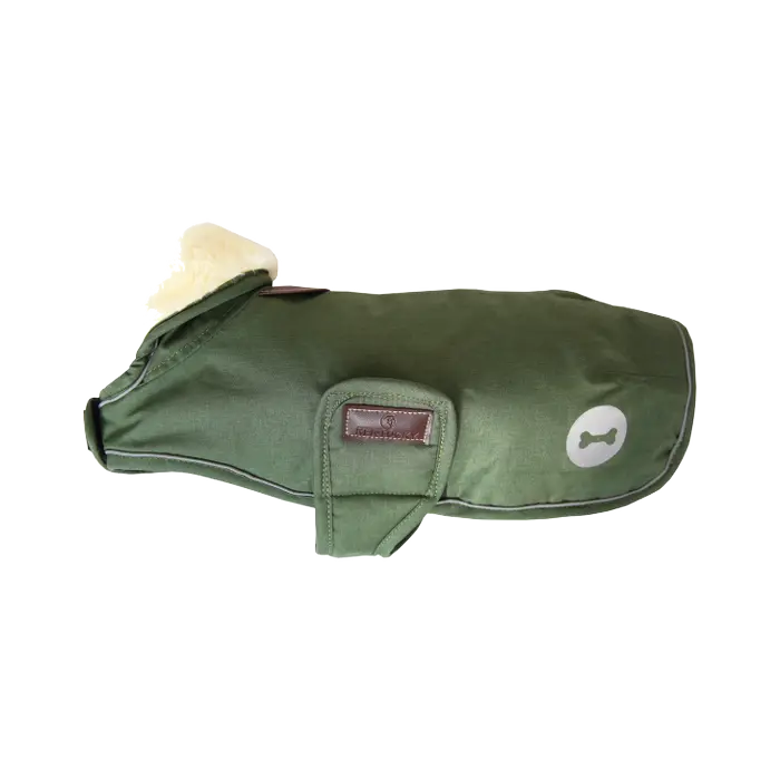 Kentucky Waterproof Dog Coat 300g Olive Green