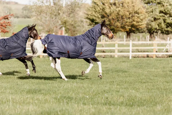 Kentucky Turnout Rug Quick Dry Fleece With Neck 0g Navy