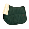 Kentucky Saddle Pad Skin Friendly Velvet Jumping Pine Green