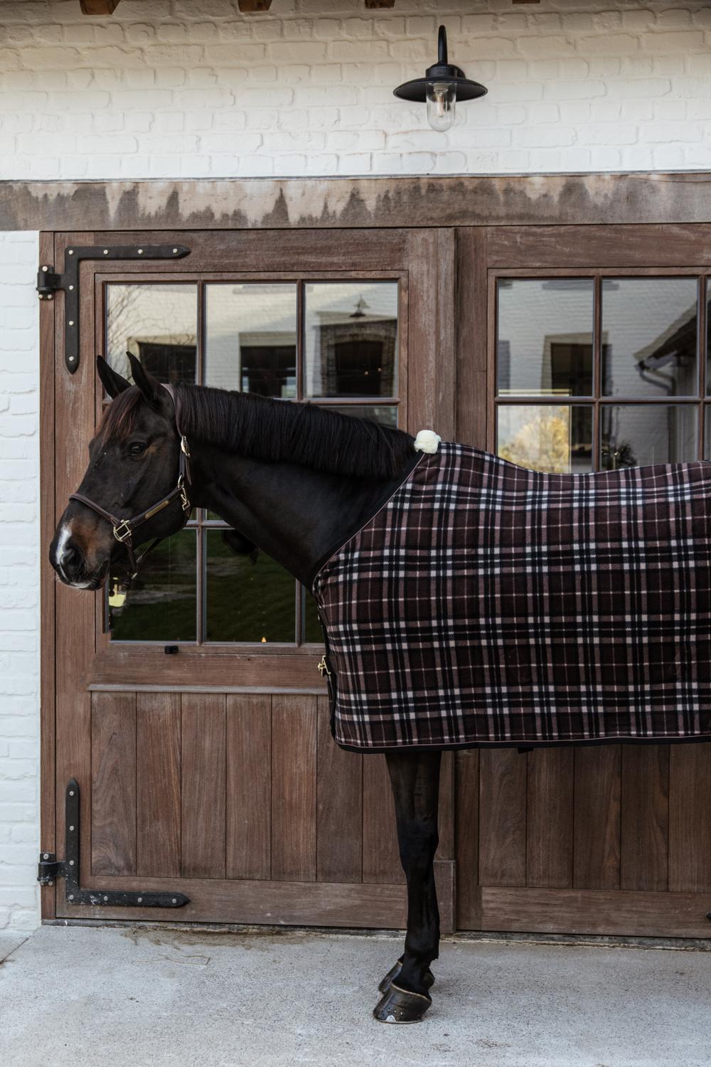 Fleece Rug Heavy Check Printing | Kentucky Horsewear | Comfort — Image 5