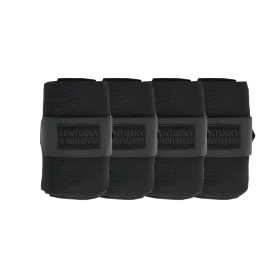 Kentucky Repellent Stable Bandages Black Set of 4