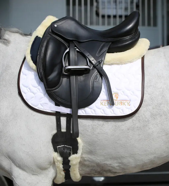 Kentucky Saddle Pad White/White/Brown