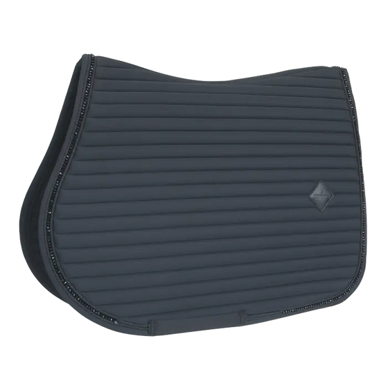 Kentucky Saddle Pad Pearls Showjumping Black