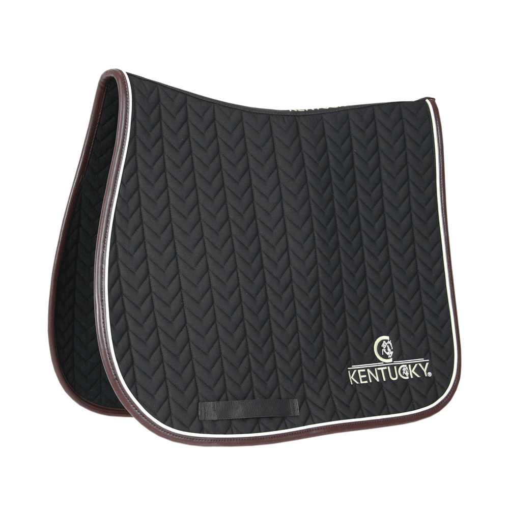 Saddle Pad Leather Fishbone Jumping | Kentucky Horsewear | Luxury — Image 5