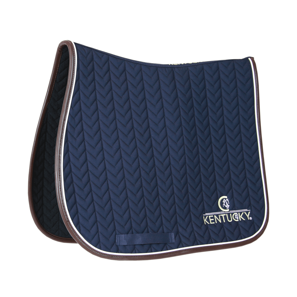 Saddle Pad Leather Fishbone Jumping | Kentucky Horsewear | Luxury