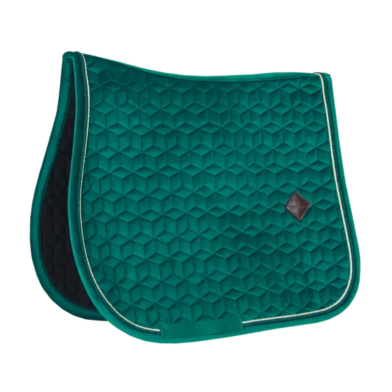 Kentucky Saddle Pad Velvet Jumping Dark Green