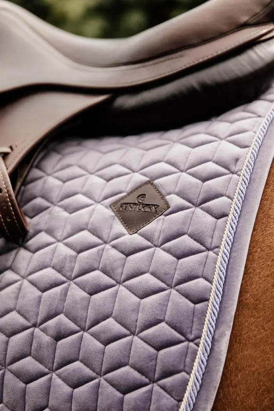 Boomerang Equestrian - Kentucky Saddle Pad Velvet Jumping Purple