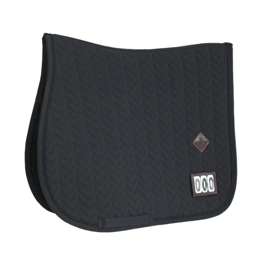 Boomerang Equestrian - Kentucky Saddle Pad Fishbone Competition Jumping Black
