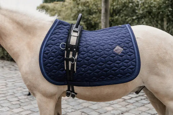 Kentucky Saddle Pad Navy Glitter Rope Pony