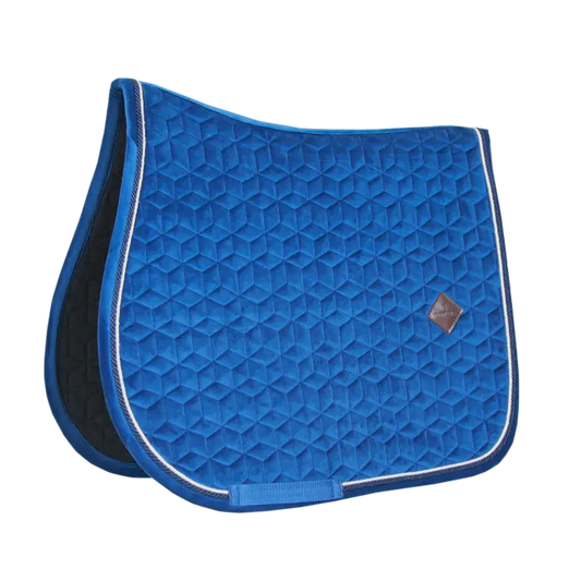 Kentucky Saddle Pad Basic Velvet Navy