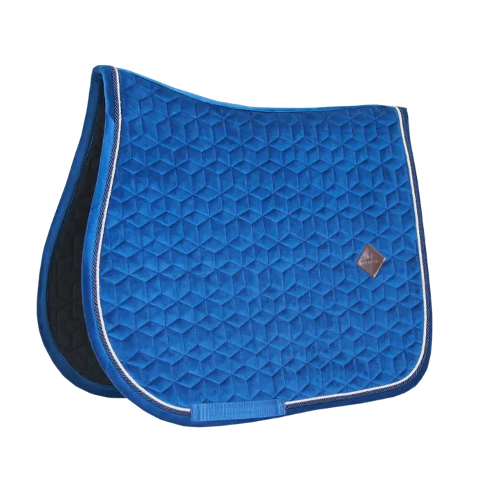 Kentucky Saddle Pad Basic Velvet Navy