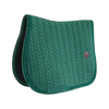 Kentucky Saddle Pad Velvet Pearls Jumping Pine Green