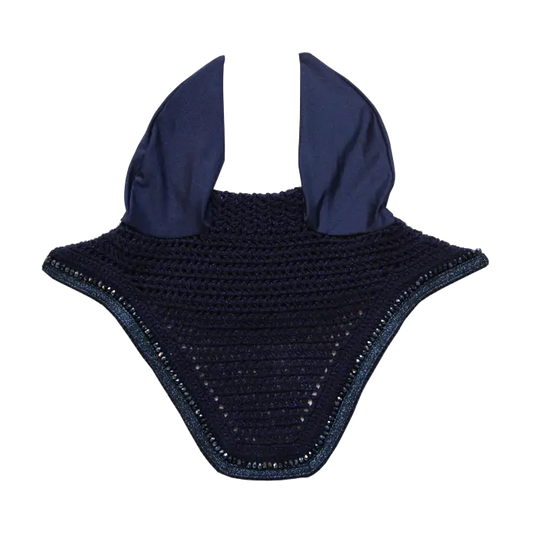 Kentucky Fly Veil Wellington Glitter Dark Navy