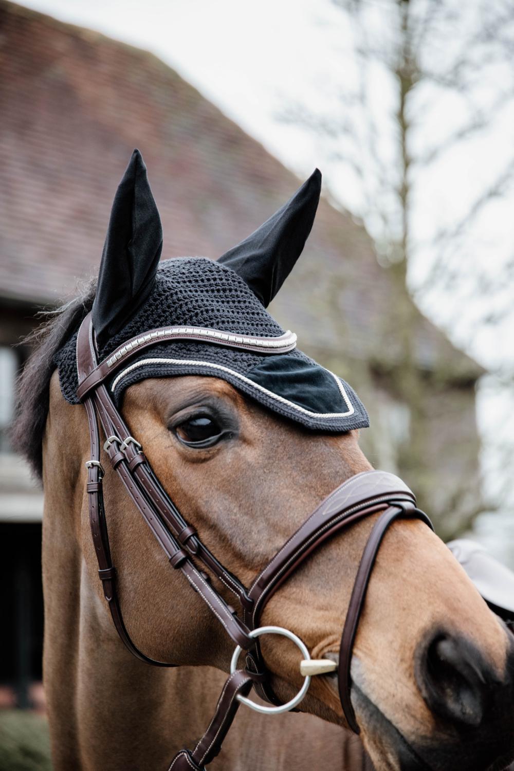 Fly Veil Wellington Basic Velvet | Kentucky Horsewear | Colourful — Image 14