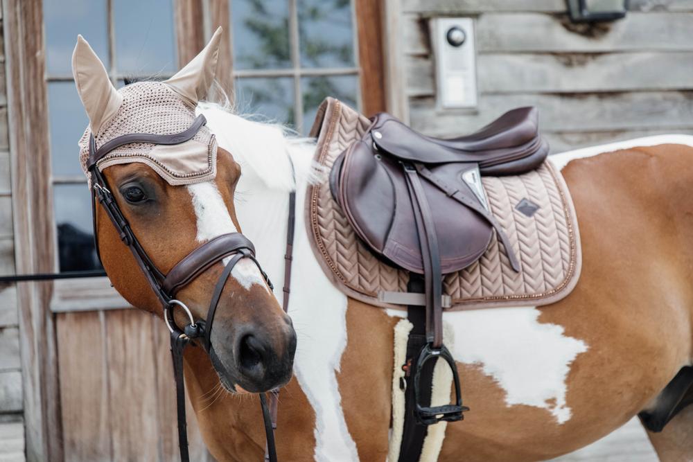Fly Veil Wellington Velvet Pearls | Kentucky Horsewear | luxurious — Image 14